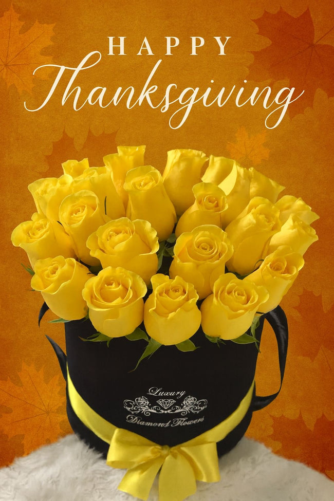 🌼 Giving Thanks with Flowers: 10 Years of Gratitude in Miami 🧡By Luxury Diamond Flowers
