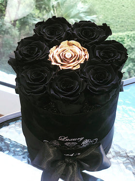 Manhattan Gold Rose Pointed - Luxury Diamond Flowers