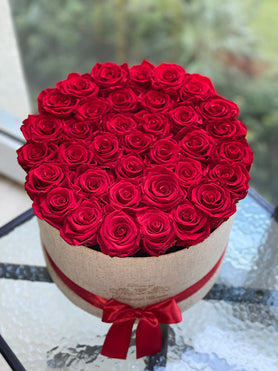 Red 33 forever red roses box Bora Bora