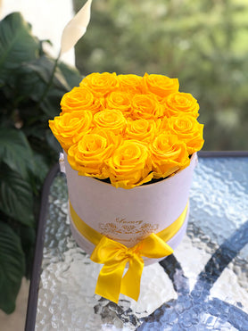 London 12-14 eternal roses - Luxury Diamond Flowers