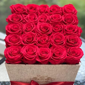25 roses red