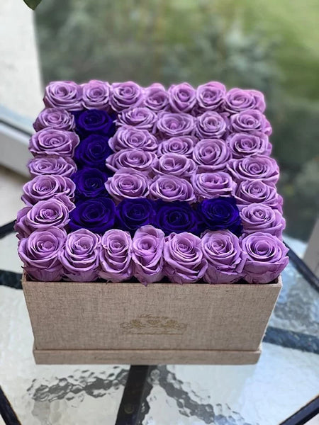 Malibu Personalized 50 roses – Luxury Diamond Flowers