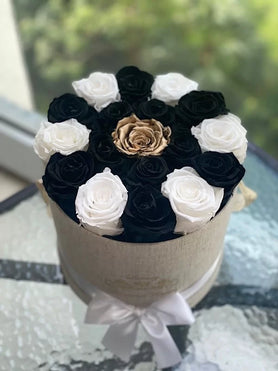 flowers, gold rose