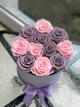 London Mix roses - Luxury Diamond Flowers